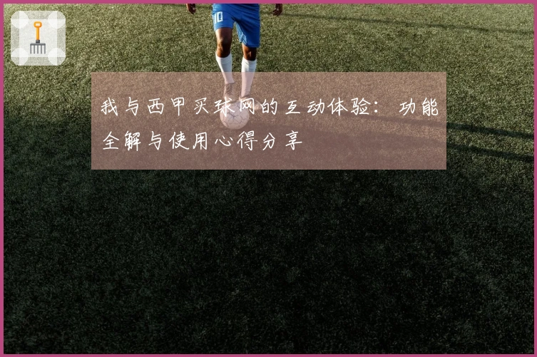 我与西甲买球网的互动体验：功能全解与使用心得分享